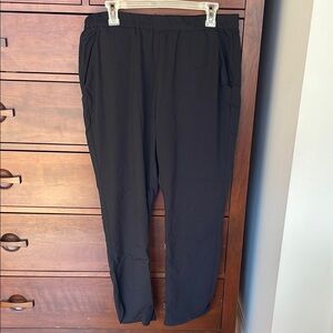 Marine Layer Allison Black Pants with Dolphin Hem